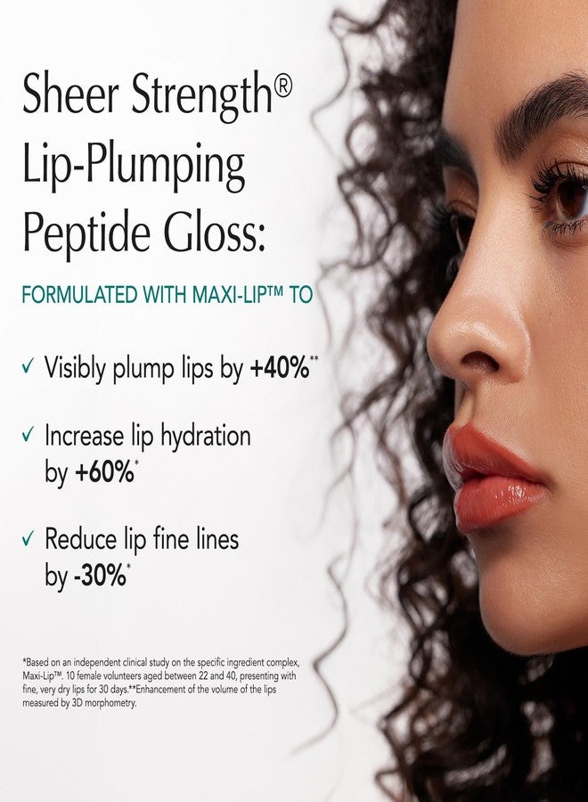 Thrive Causemetics Sheer Strength Lip Plumping Peptide Gloss, Lip Plumper with Vitamin E, Peptides, Plumps, Smooths & Hydrates Lips, High Shine, Vegan & Cruelty Free, Emily (Clear Shimmer) - Image 4